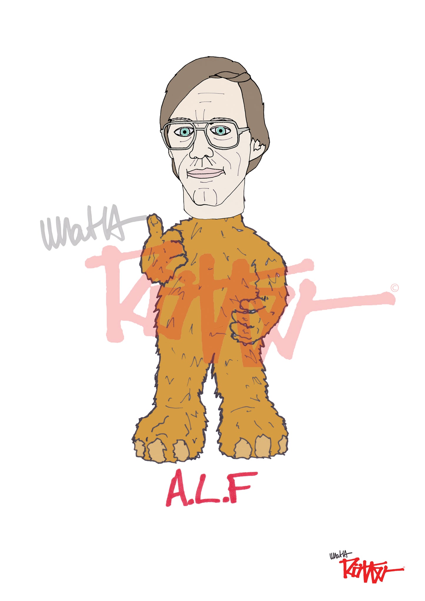 BOB LAZAR - A.L.F - Organic Unisex Crewneck T-shirt