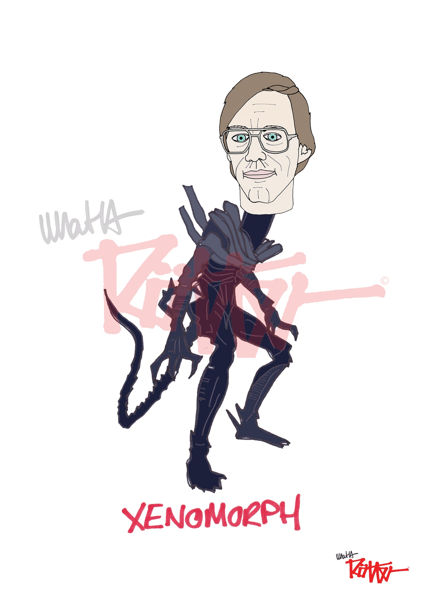 BOB LAZAR - XENO- T-shirt bio unisexe à col rond