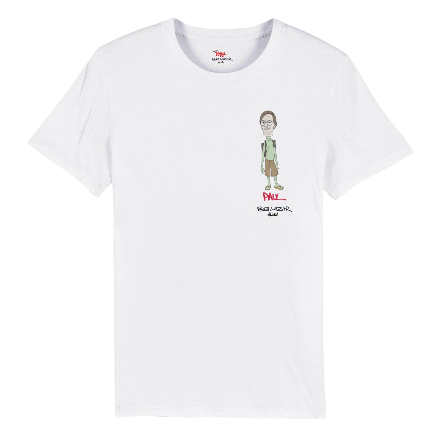 BOB LAZAR - PAUL- T-shirt bio unisexe à col rond 