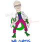 BILLBUCKS - DR CURTIS - Organic Unisex Crewneck T-shirt