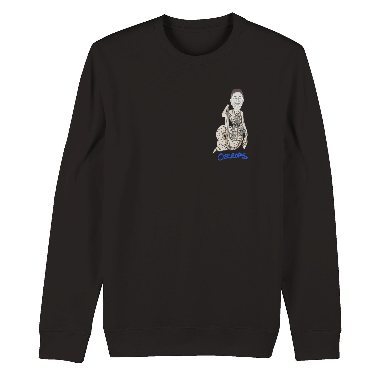 ELONFT - CECROPS. Organic Unisex Crewneck Sweatshirt