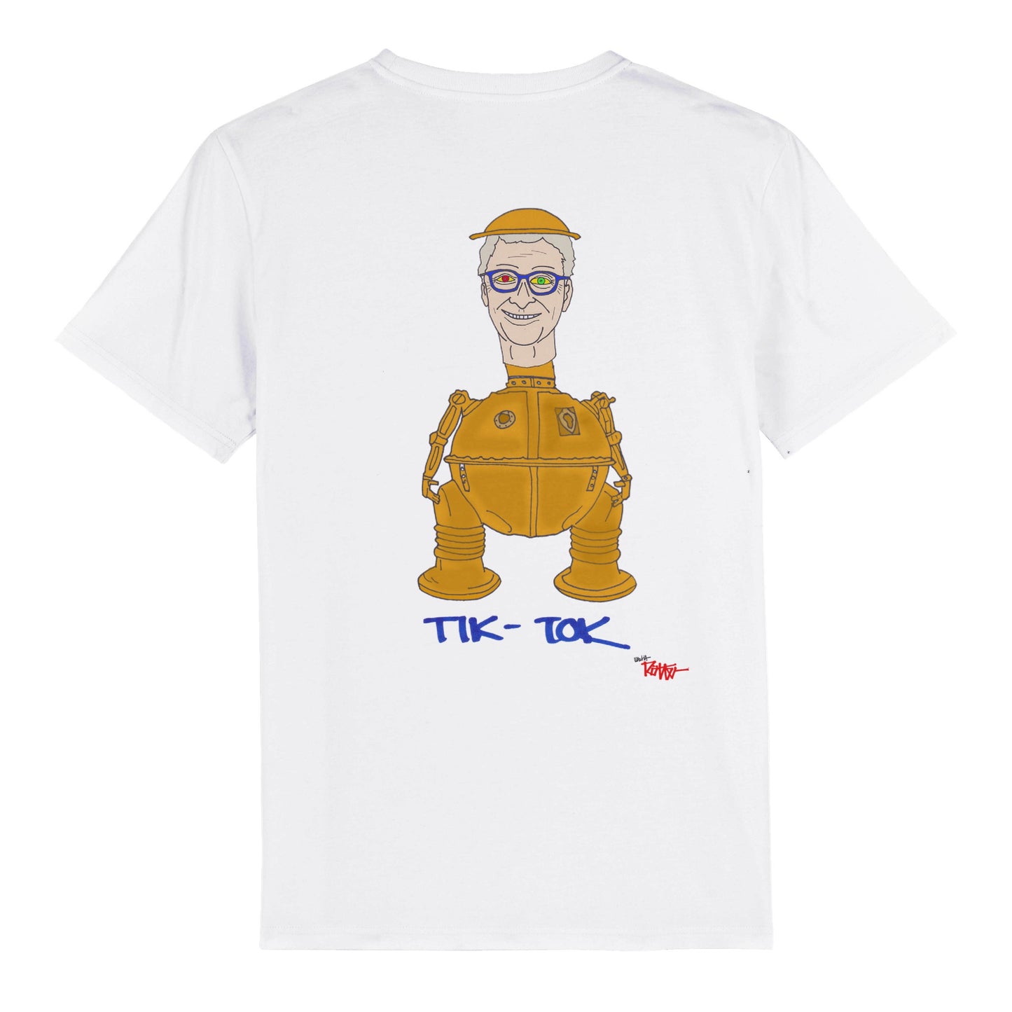 BILLBUCKS - TIK-TOK - T-shirt bio unisexe à col rond