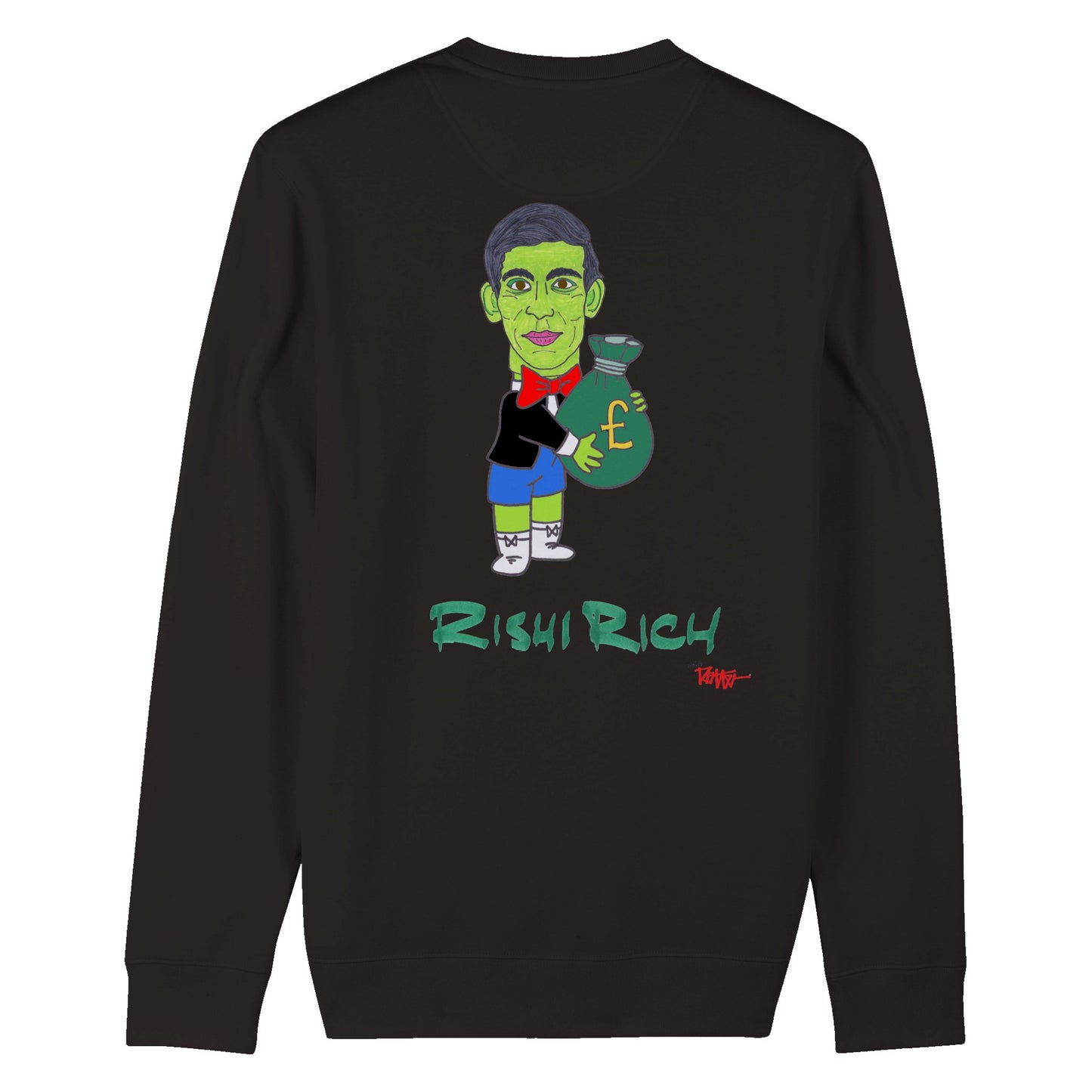 RISHI RICH. Organic Unisex Crewneck Sweatshirt