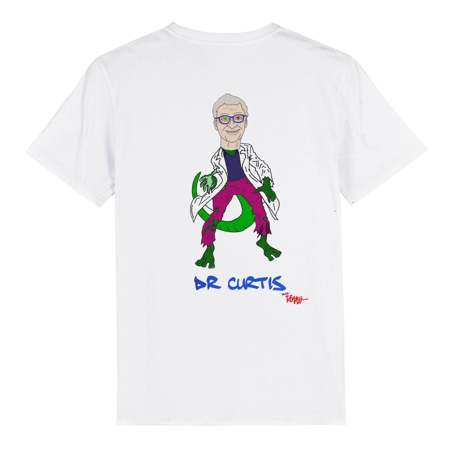 BILLBUCKS - DR CURTIS - T-shirt bio unisexe à col rond