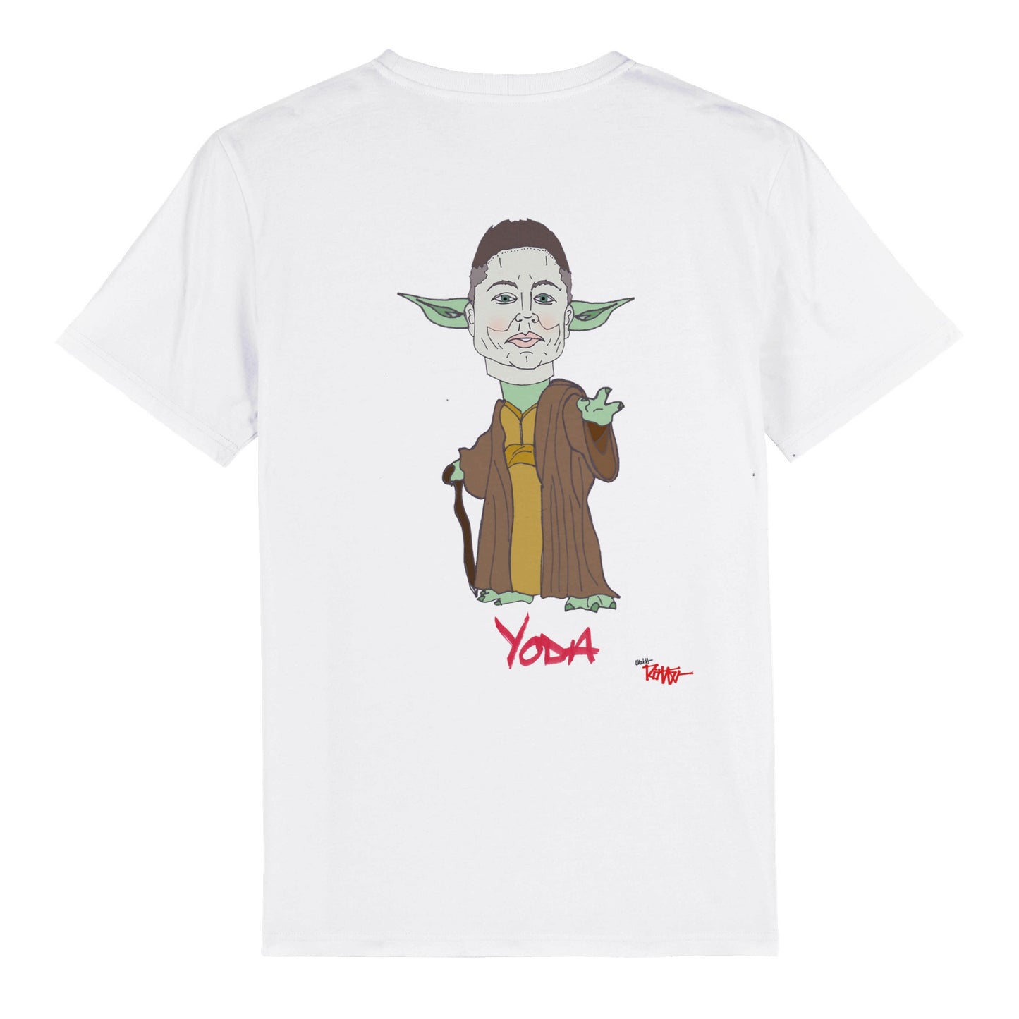 ELONFT - YODA - T-shirt bio unisexe à col rond 