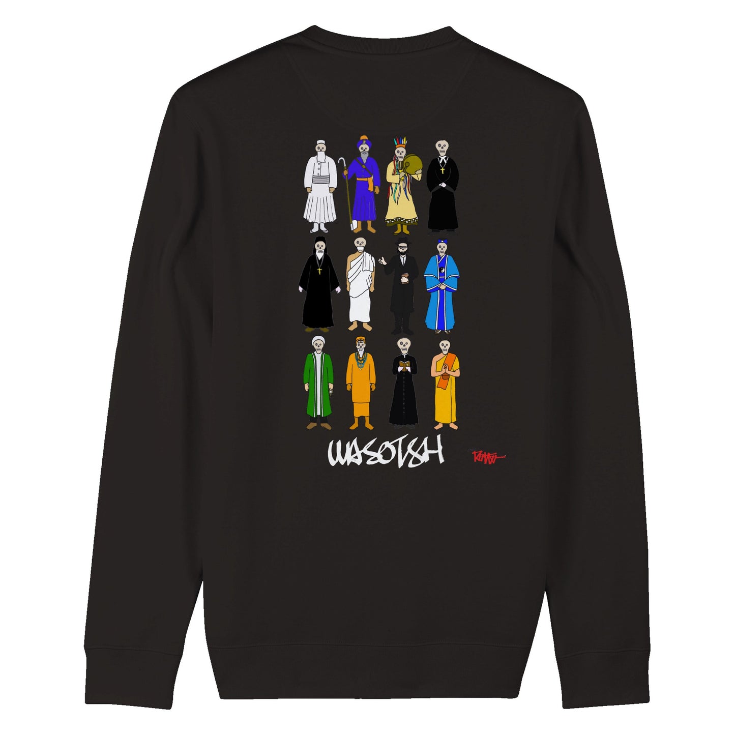 WASOTSH Believe -Sweat-shirt bio unisexe à col rond