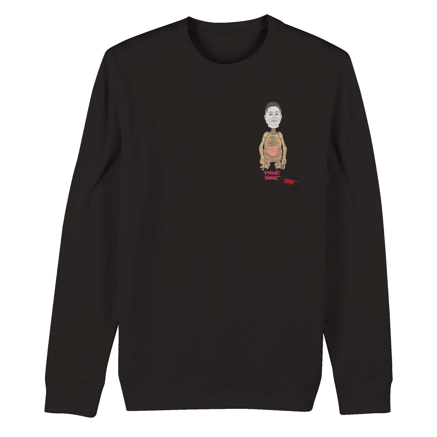 ELONFT - ET - Phone Home. Organic Unisex Crewneck Sweatshirt