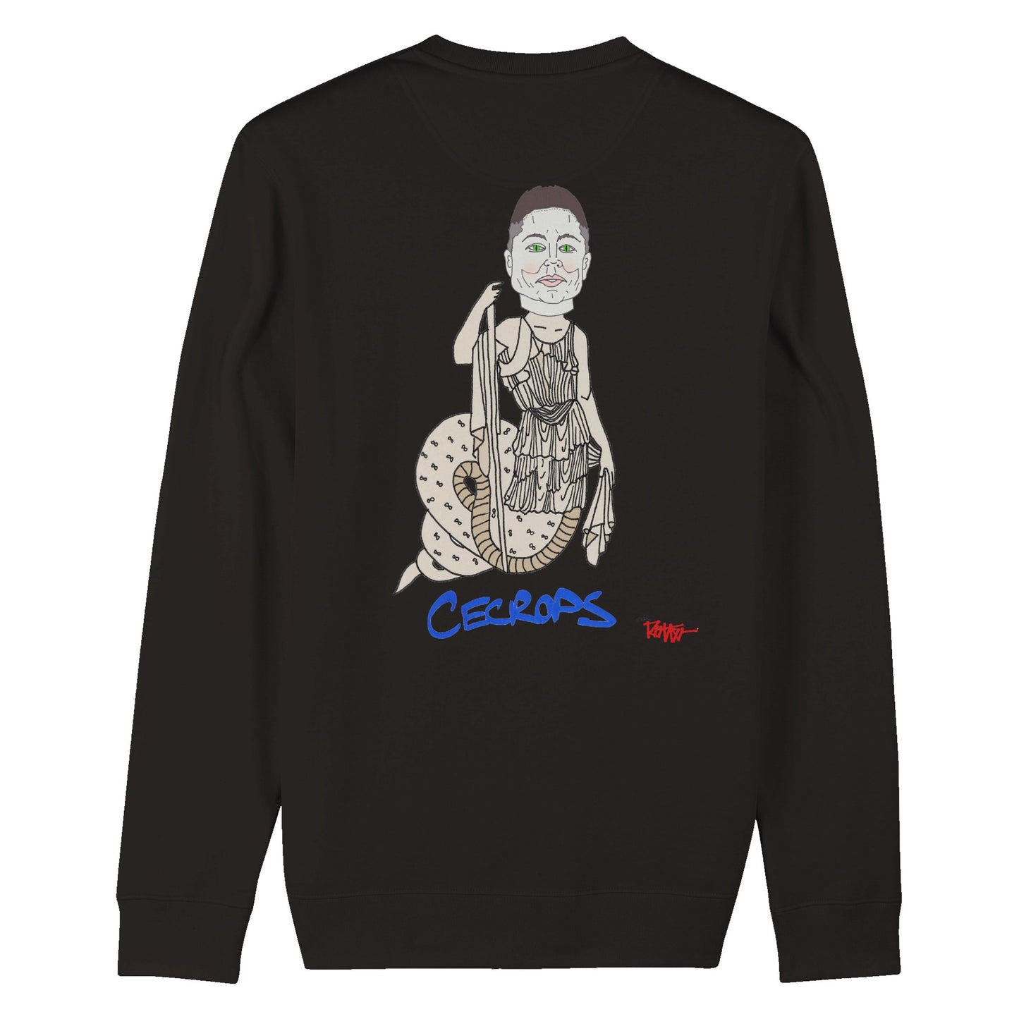 ELONFT - CECROPS. Organic Unisex Crewneck Sweatshirt