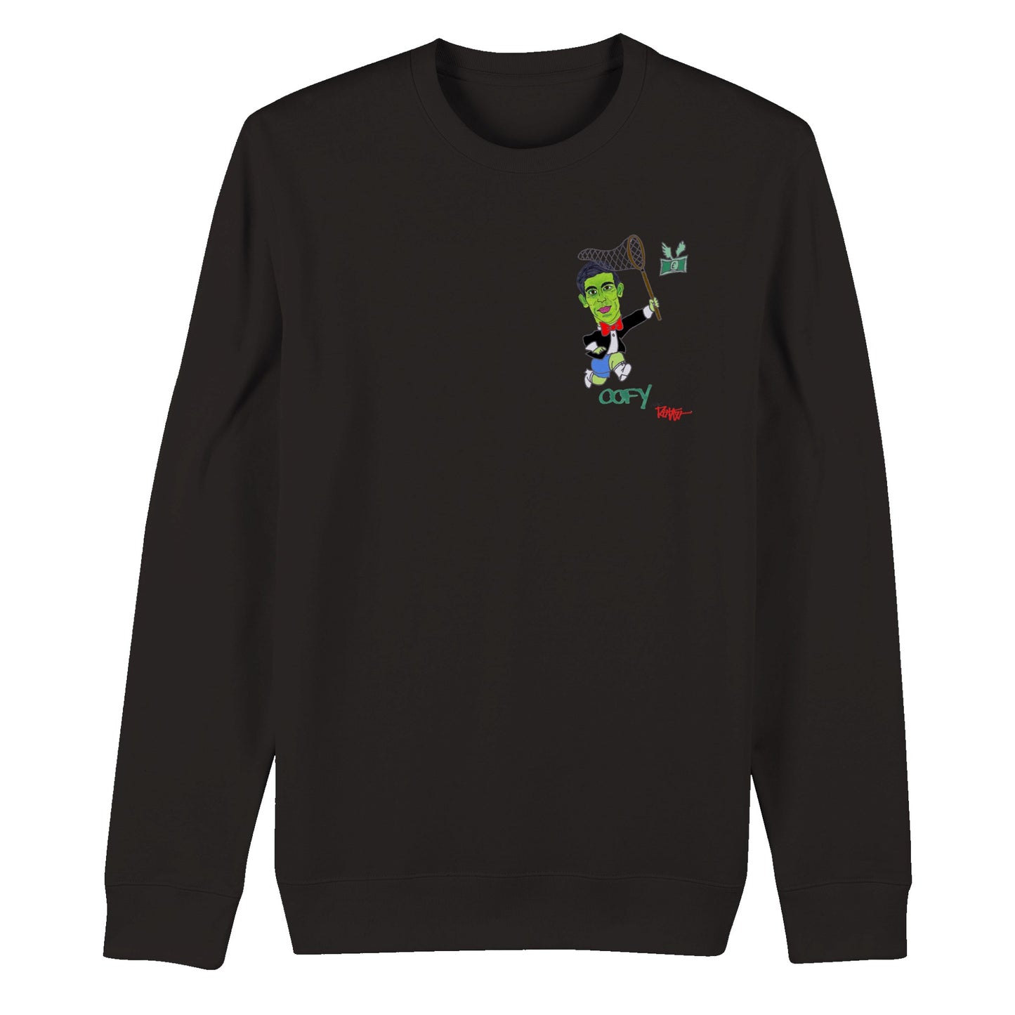 RISHI RICH -OOFY. Organic Unisex Crewneck Sweatshirt