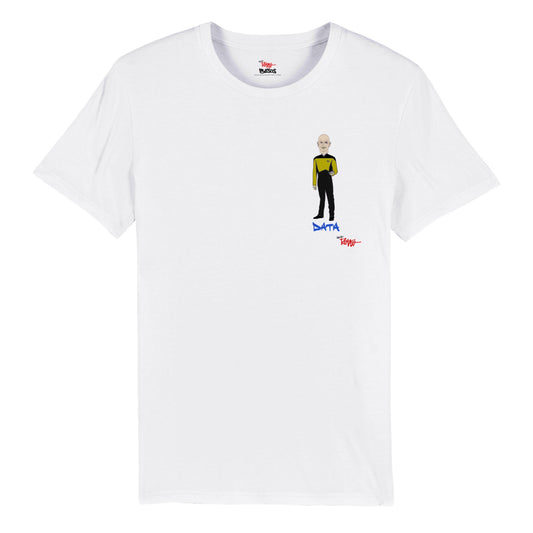 BESOS - DATA - オーガニック ユニセックス クルーネック Tシャツ