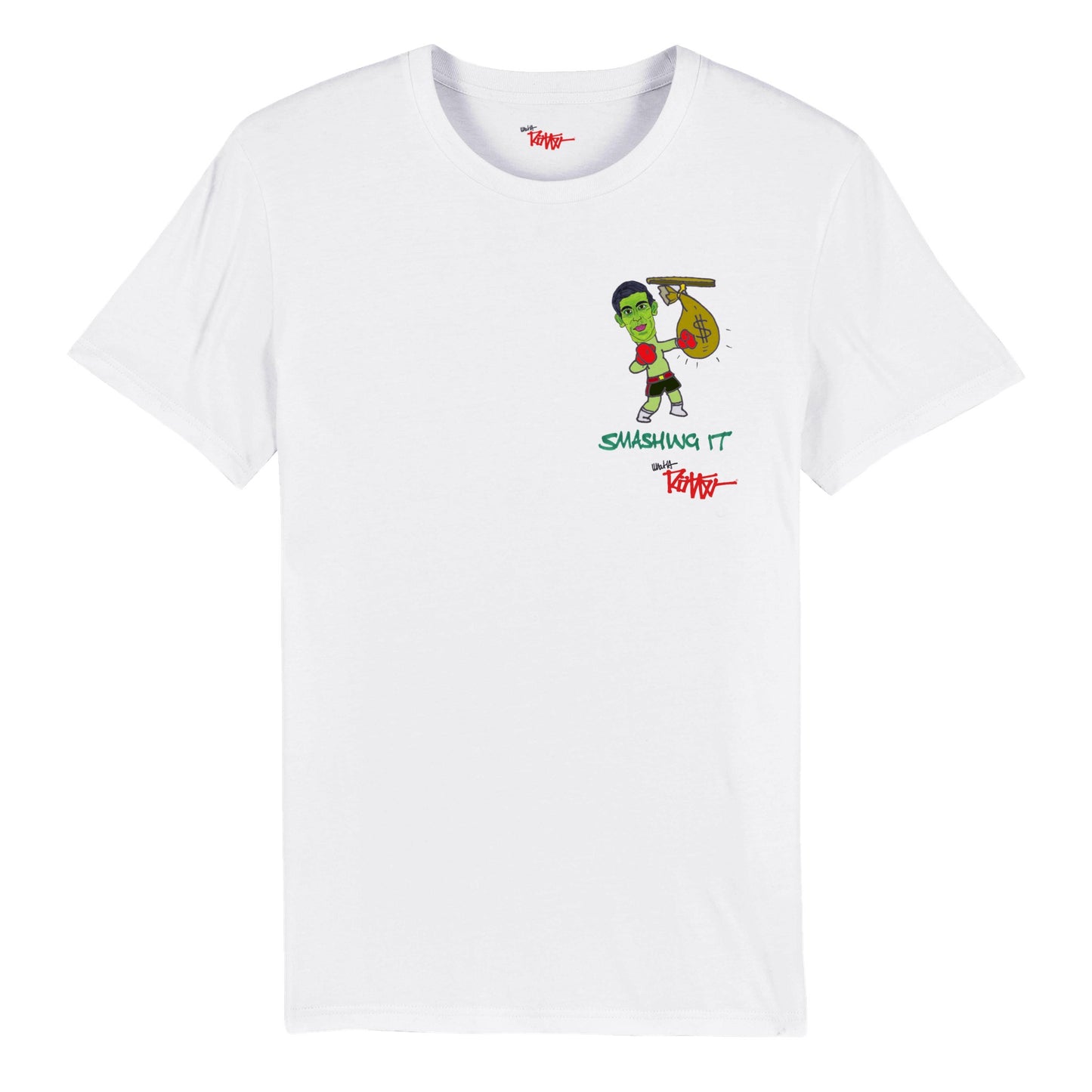 RISHI RICH-SMASHING IT-T-shirt ras du cou unisexe bio