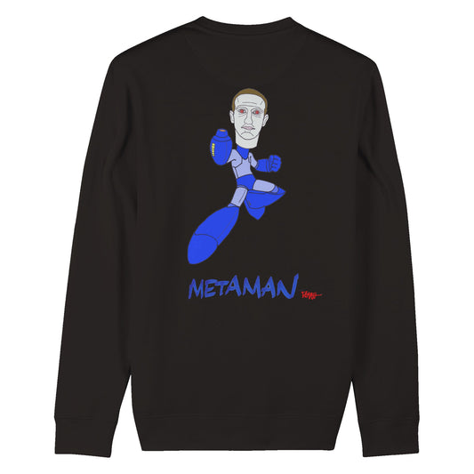 ZUCOIN - METAMAN. Organic Unisex Crewneck Sweatshirt