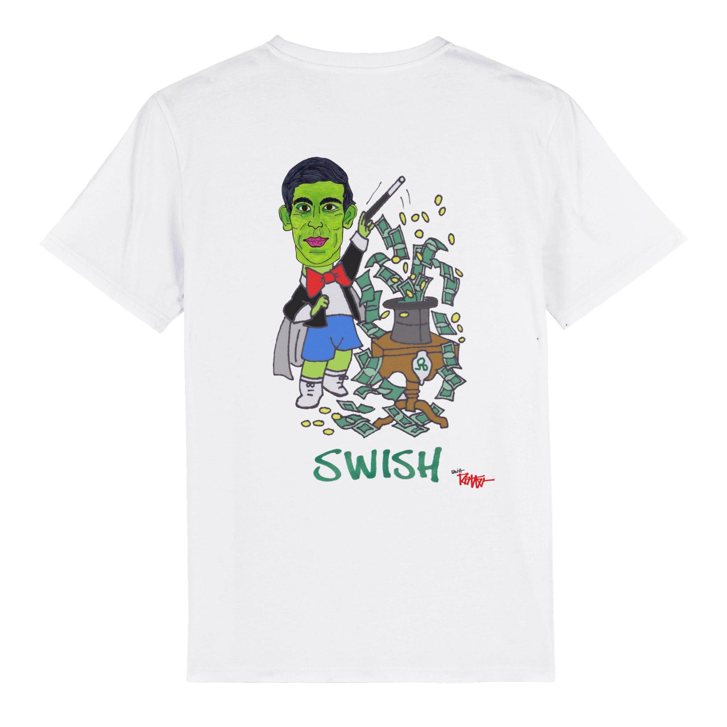 RISHI RICH-SWISH-Organic Unisex Crewneck T-shirt
