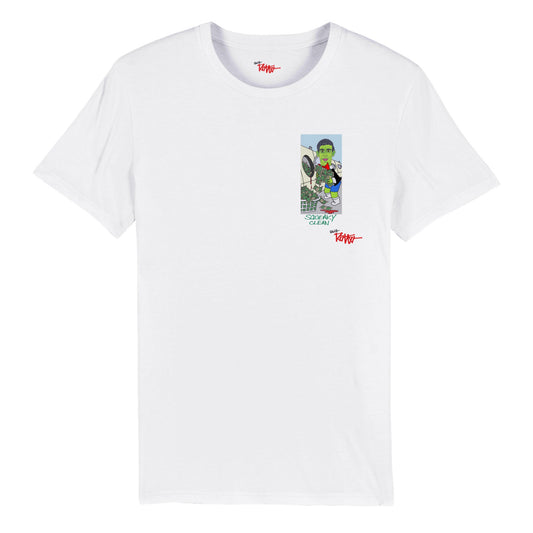 RISHI RICH-SQUEAKY CLEAN-T-shirt ras du cou unisexe bio 
