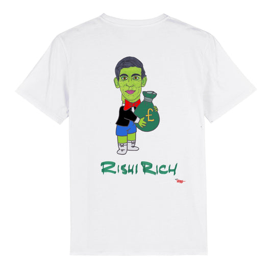 RISHI RICH - オーガニック ユニセックス クルーネック Tシャツ