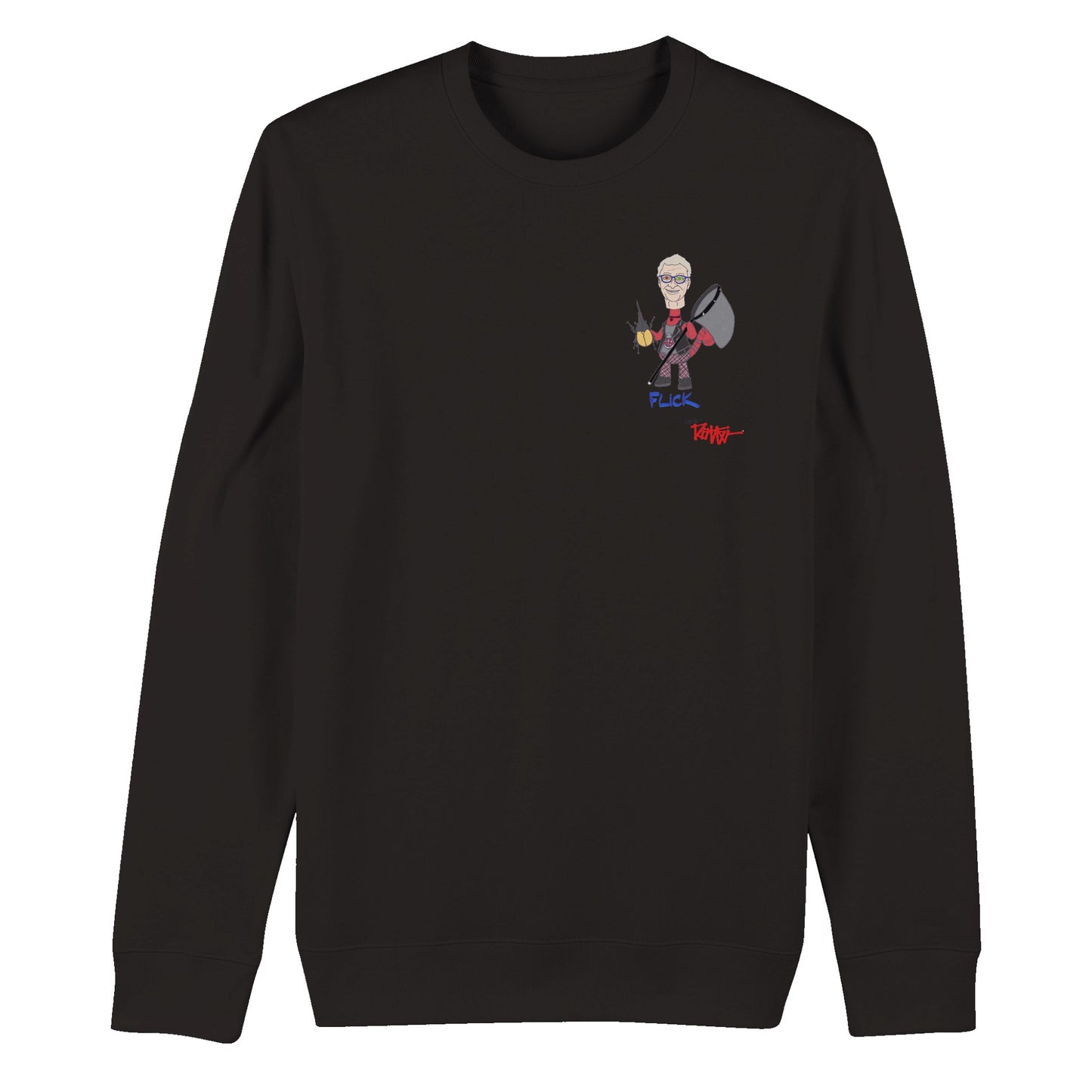 BILLBUCKS - FLICK. Organic Unisex Crewneck Sweatshirt