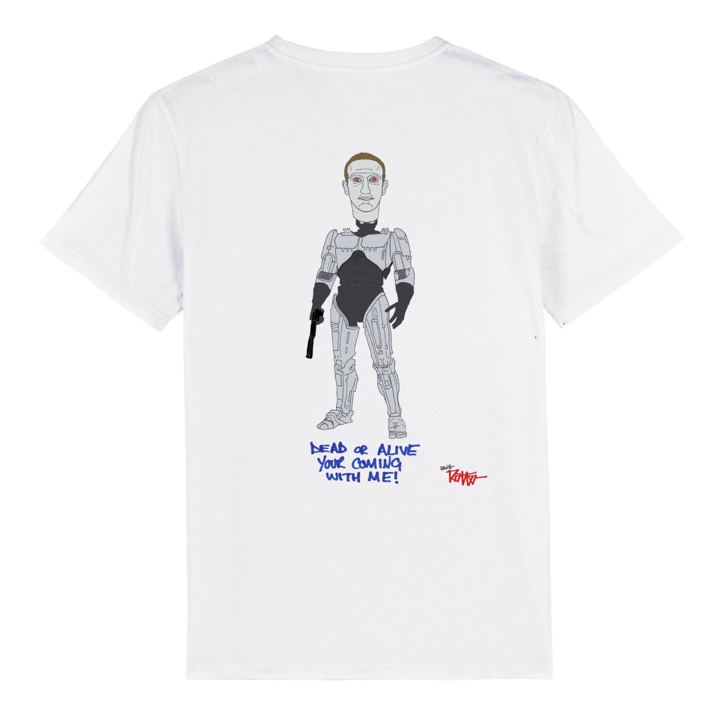 ZUCOIN - ROBOCOP - T-shirt bio unisexe à col rond