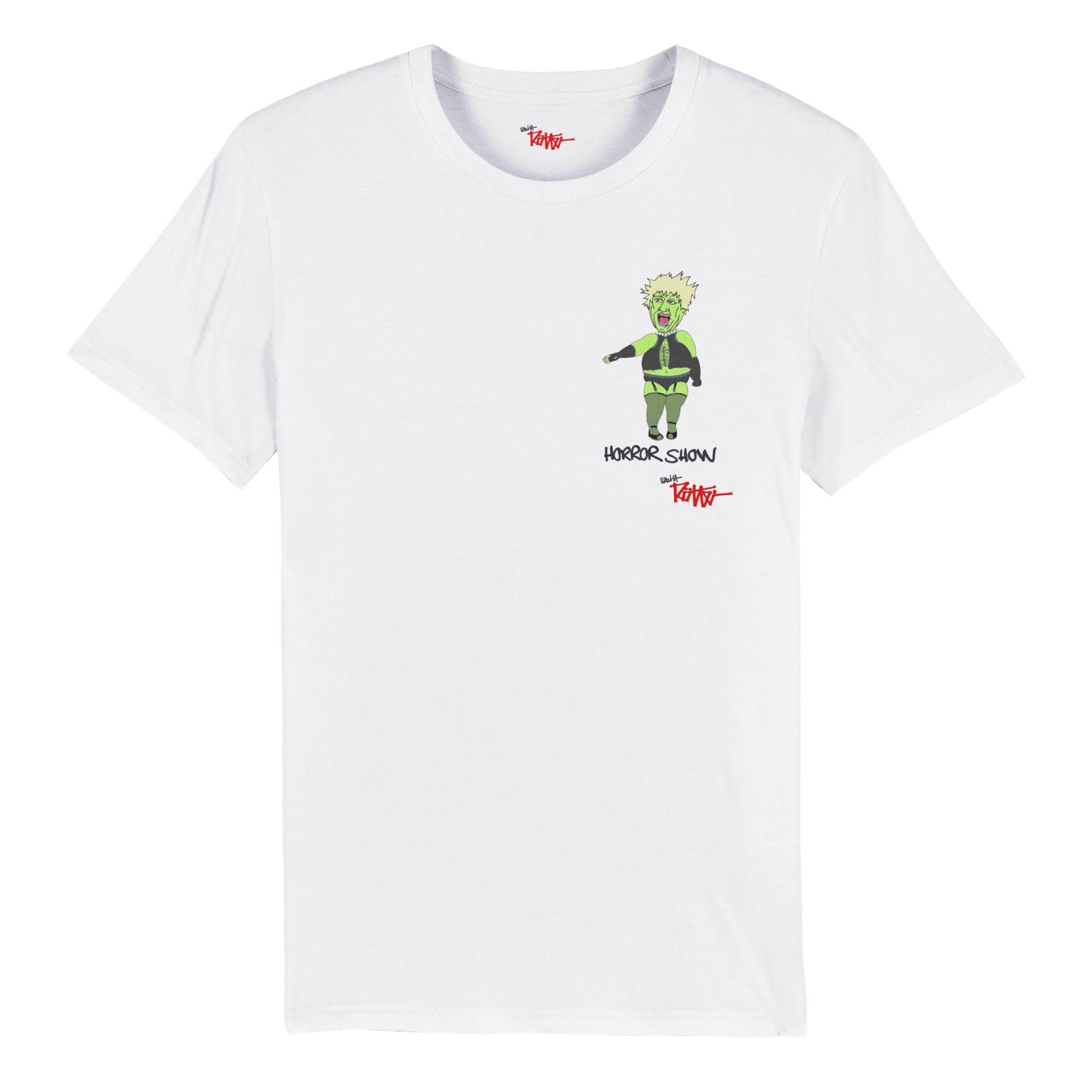 BOJEYMAN-HORROR SHOW-T-shirt ras du cou unisexe bio