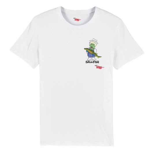 BOJEYMAN - SELLFISH - T-shirt bio unisexe à col rond