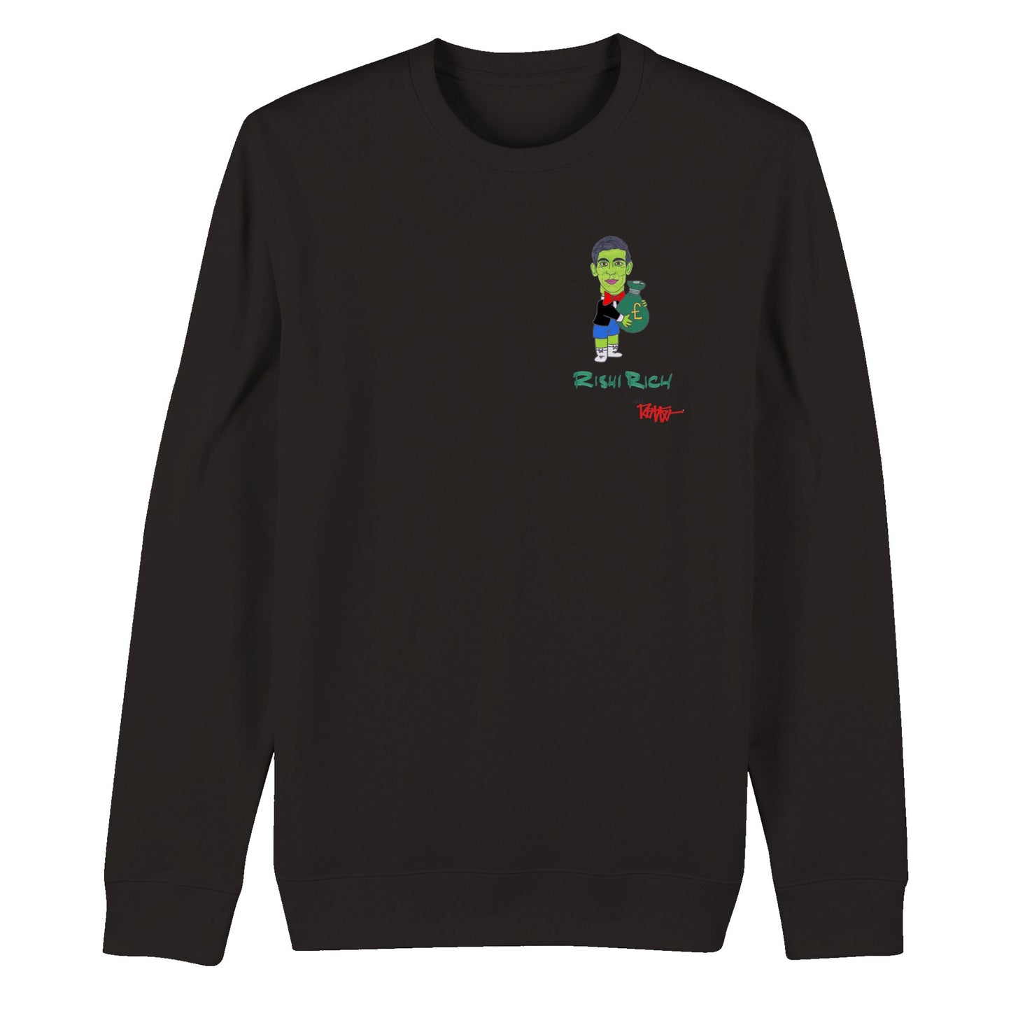 RISHI RICH. Organic Unisex Crewneck Sweatshirt