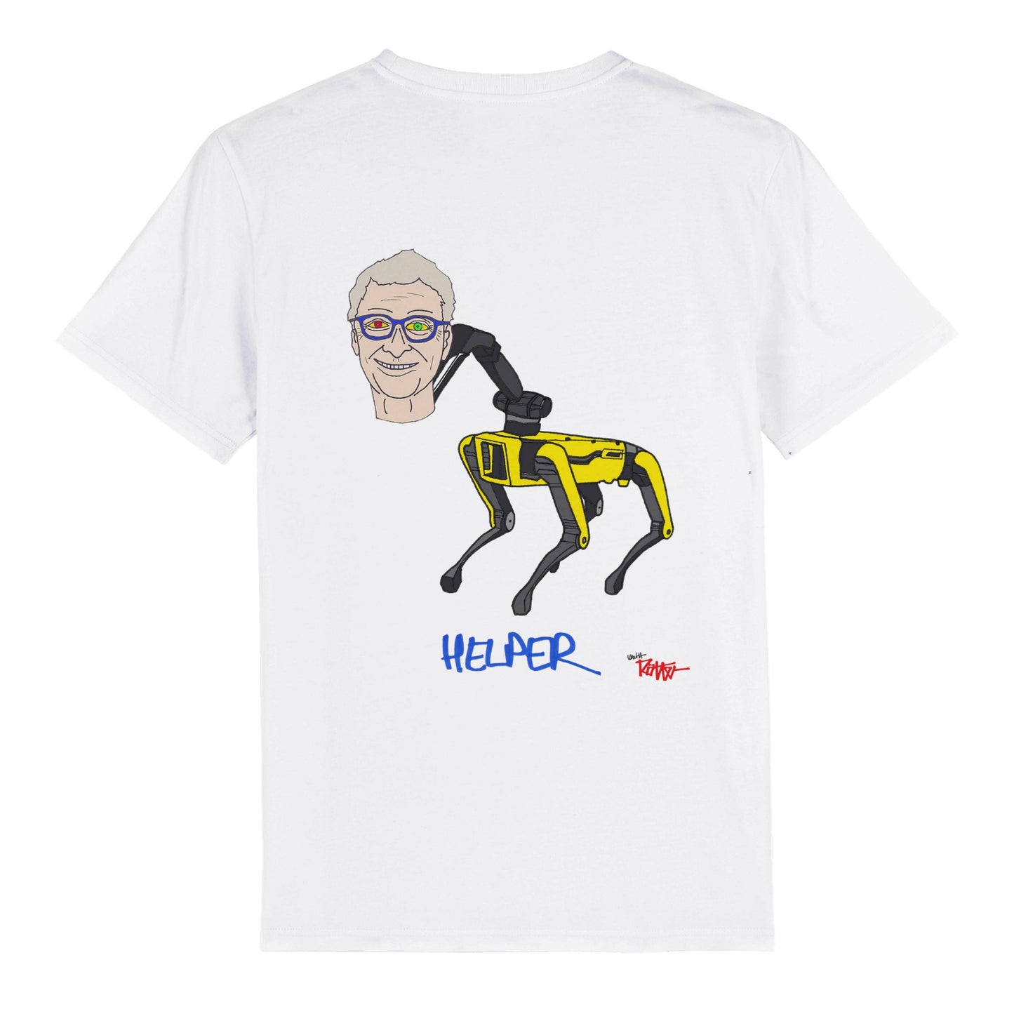 BILLBUCKS - HELPER - T-shirt bio unisexe à col rond