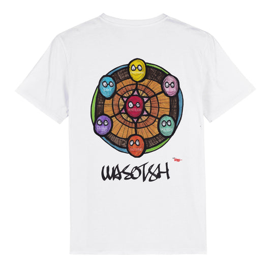 WASOTSH オーガニック ユニセックス クルーネック Tシャツ