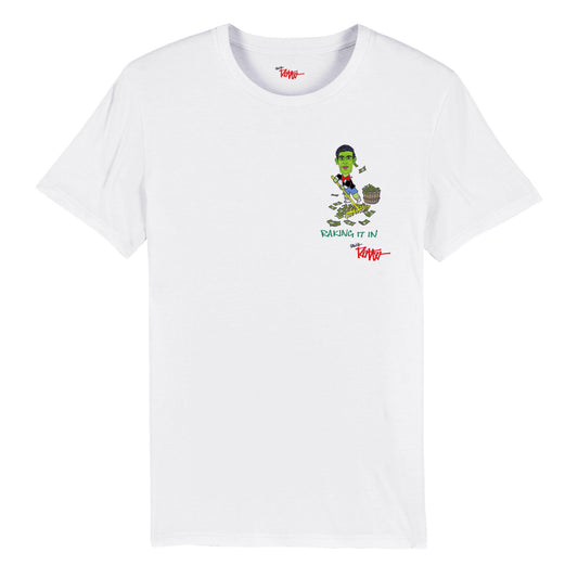 RISHI RICH-RAKING IT IN-T-shirt ras du cou unisexe bio