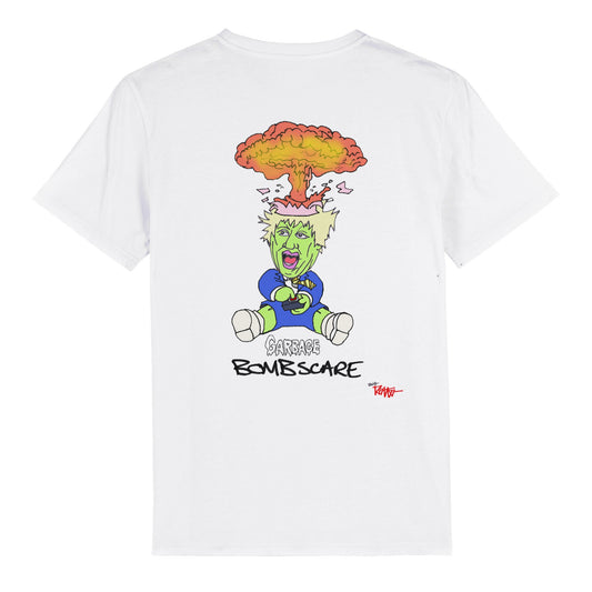 BOJEYMAN - BOMBSCARE - オーガニック ユニセックス クルーネック Tシャツ