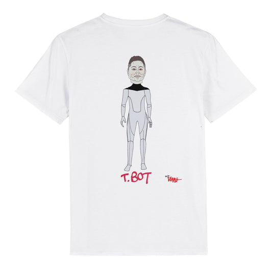 ELONFT - T.bot - オーガニック ユニセックス クルーネック Tシャツ